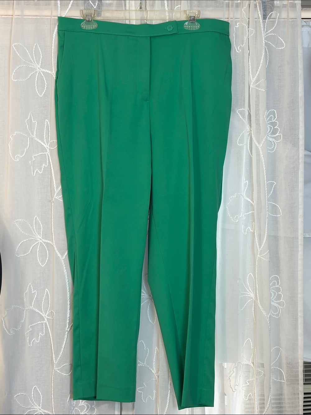 Allison Daley Emerald Green Tailored Trousers size 16 short